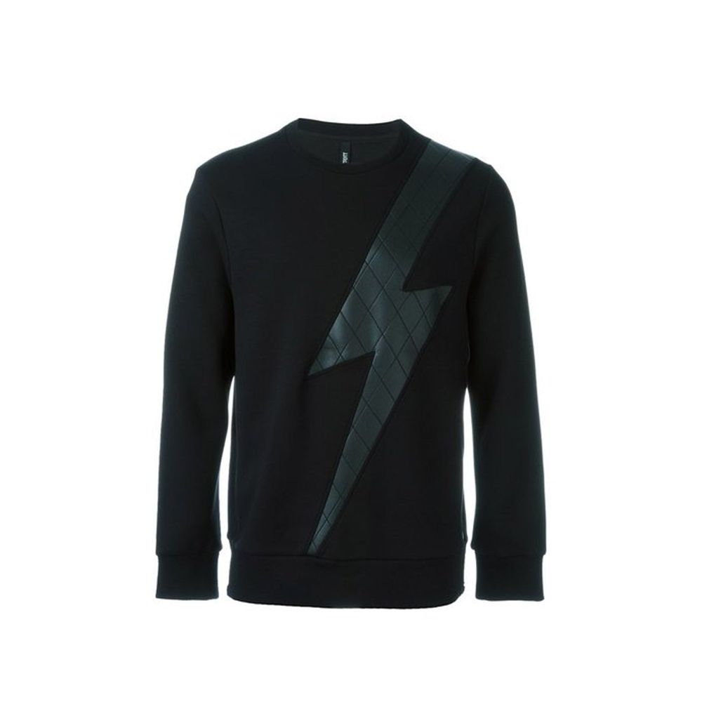 Sweat-shirt noir en lyocell Neil Barrett