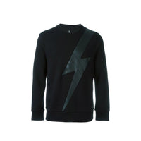Sweat-shirt noir en lyocell Neil Barrett