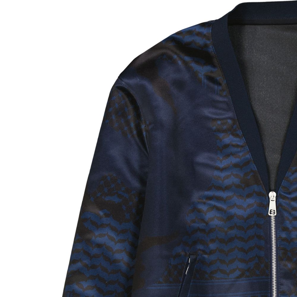 Bomber Neil Barrett en polyester bleu