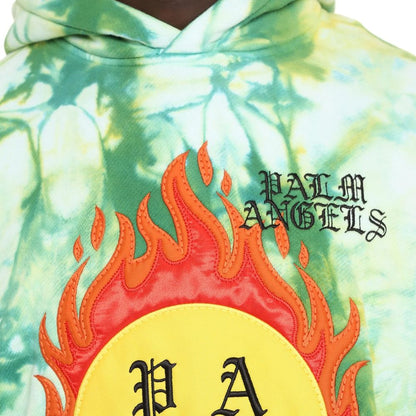 Sweat-shirt bicolore en coton Palm Angels