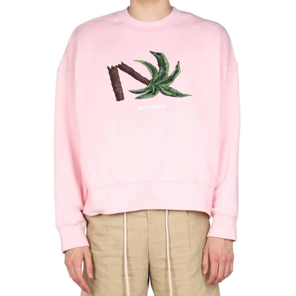 Palm Angels Sweat-shirt en coton multicolore