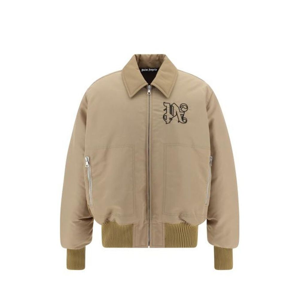 Bomber Palm Angels beige en polyamide