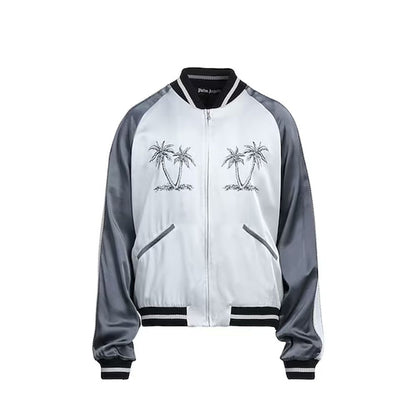 Bomber Palm Angels grigio in acetato