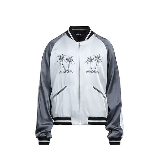 Bomber Palm Angels grigio in acetato