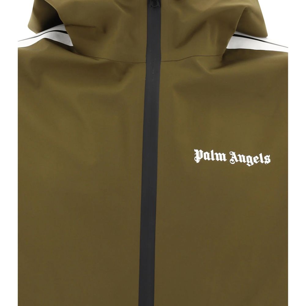 Veste Palm Angels bicolore en polyéthylène longue