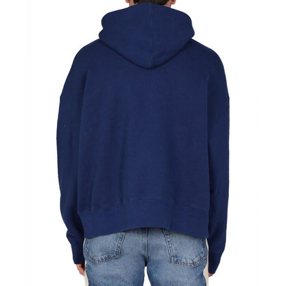 Felpa Palm Angels in cotone blu