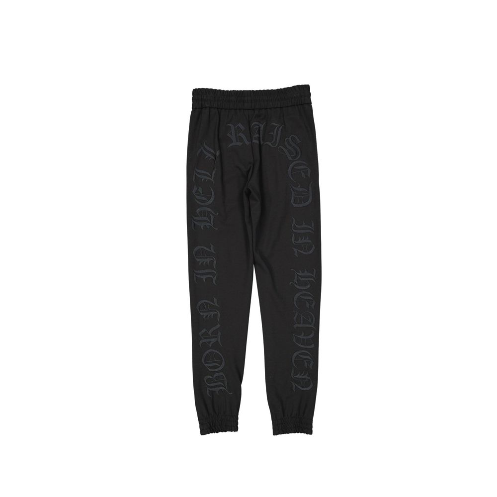 Philipp Plein Joggers Neri in Elastan (Pantaloni da Allenamento)