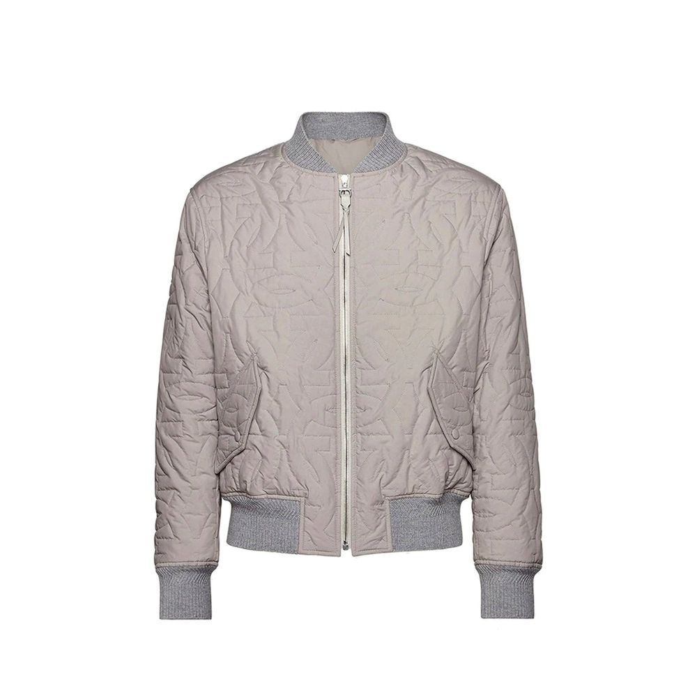 Bomber Salvatore Ferragamo gris en polyester