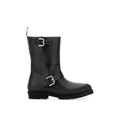 Stivali stringati Stella McCartney neri in poliestere
