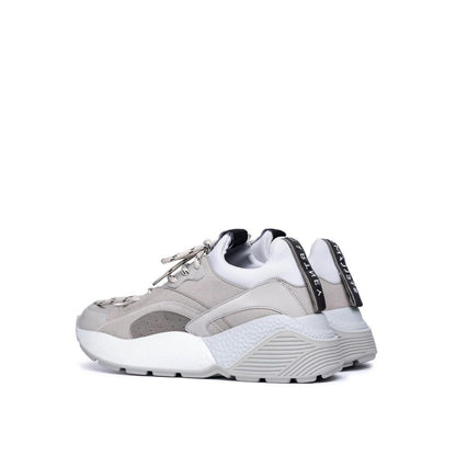 Baskets épaisses en cuir végétalien gris Stella McCartney