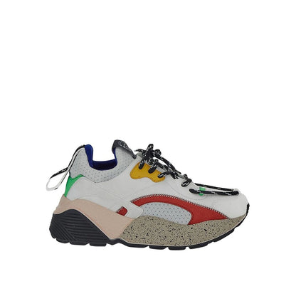 Sneakers Stella McCartney bianche in pelle vegana con suola spessa