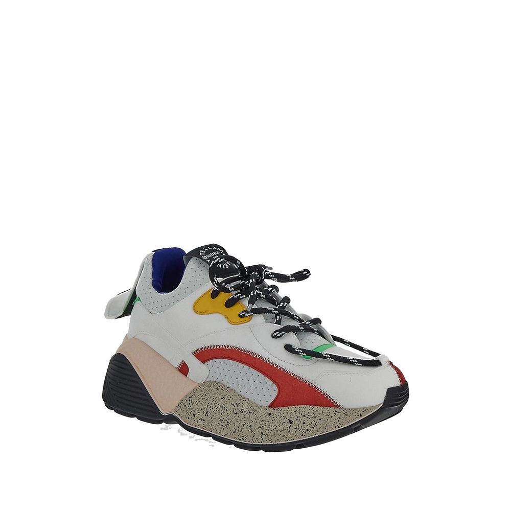 Sneakers Stella McCartney bianche in pelle vegana con suola spessa