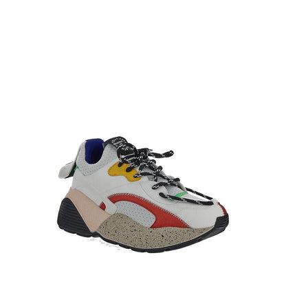 Sneakers Stella McCartney bianche in pelle vegana con suola spessa