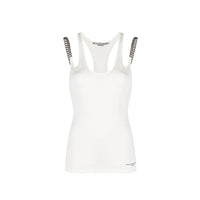 Stella McCartney Canottiere Bianche in Cotone