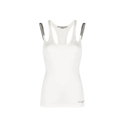 Stella McCartney Canottiere Bianche in Cotone
