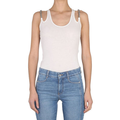 Stella McCartney Canottiere Bianche in Cotone
