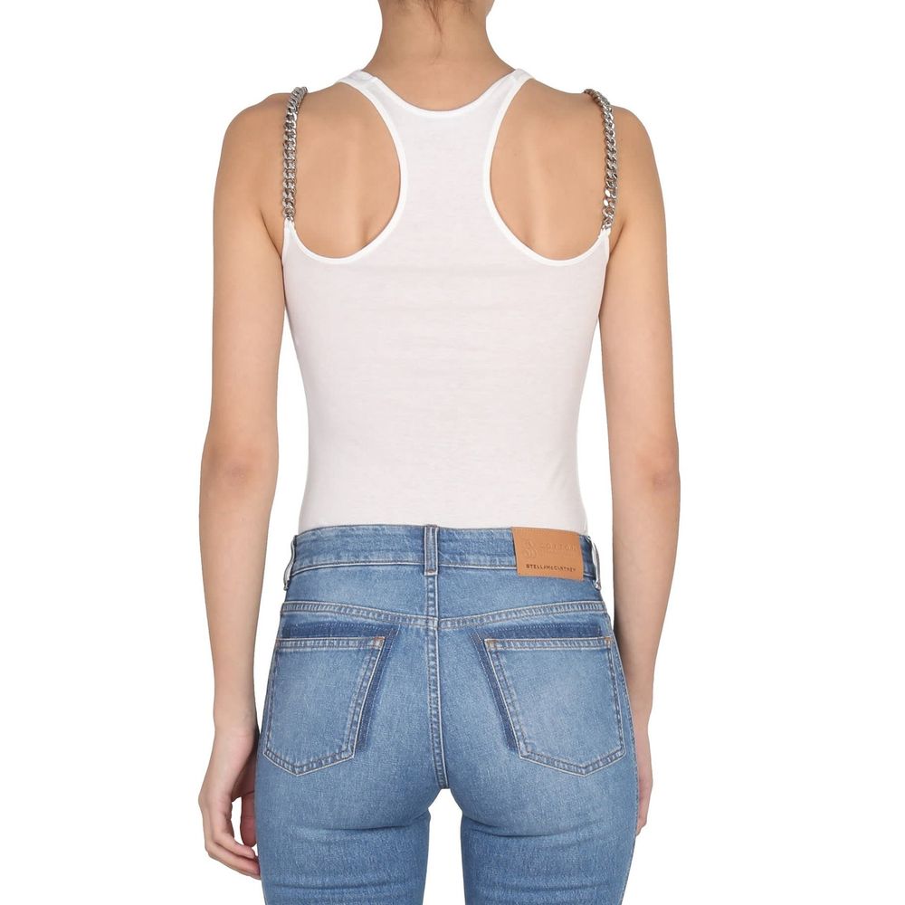 Stella McCartney Canottiere Bianche in Cotone