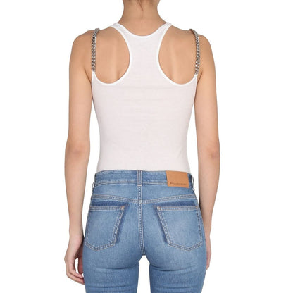 Stella McCartney Canottiere Bianche in Cotone