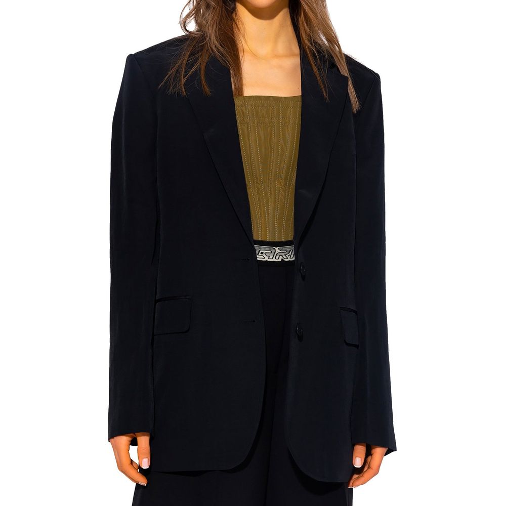 Blazer noir en viscose Stella McCartney