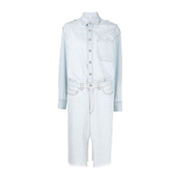Robe décontractée Stella McCartney en coton bleu