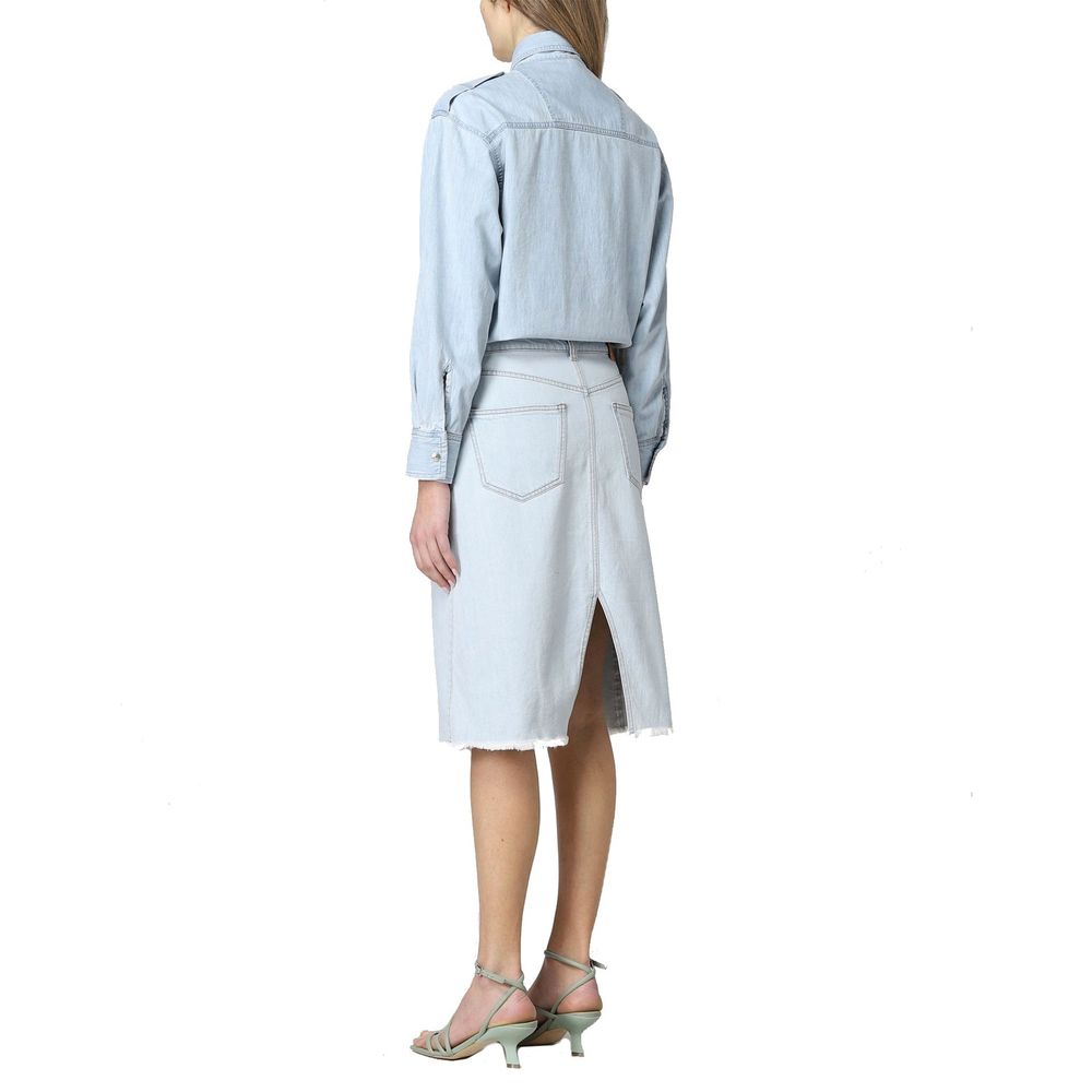Robe décontractée Stella McCartney en coton bleu