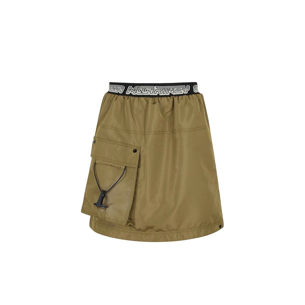 Mini-jupe bicolore en polyester Stella McCartney