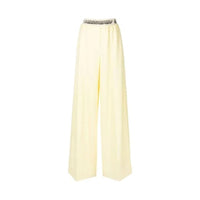 Pantaloni Casual Bicolore in Lana Stella McCartney