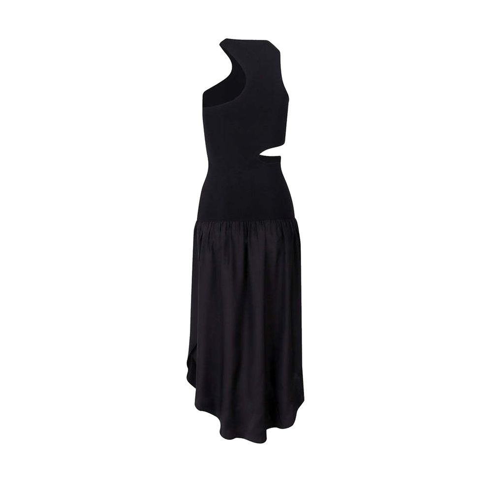 Robe décontractée en soie noire Stella McCartney