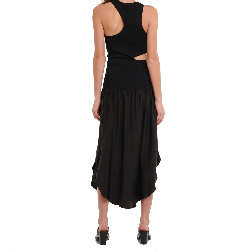 Robe décontractée en soie noire Stella McCartney