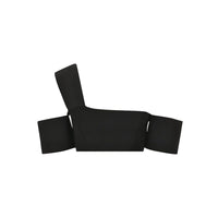 Alexander McQueen Top Senza Maniche in Elastan Nero