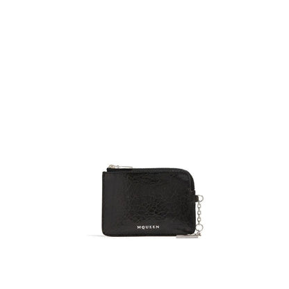 Alexander McQueen Borsa a tracolla in pelle di vitello nera