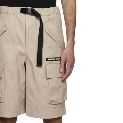 Shorts Bermuda Ambush in cotone beige