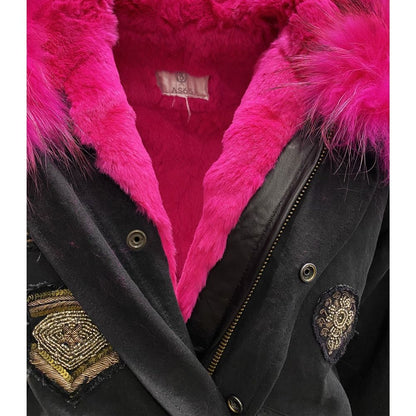 Parka AS65 en coton noir