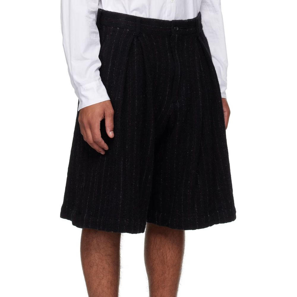Comme Des Garçons Noir Nylon Longueur Genou