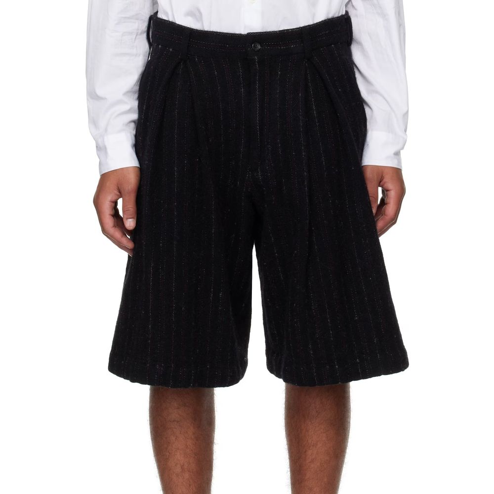 Comme Des Garçons Noir Nylon Longueur Genou