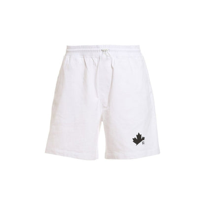 Shorts Dsquared² in cotone bianco