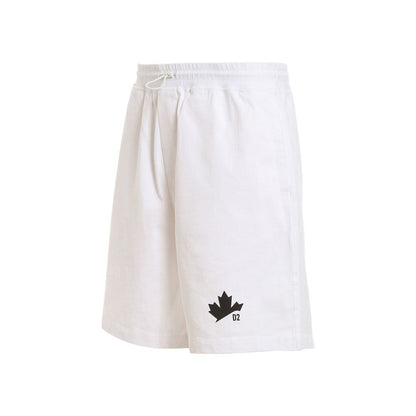 Shorts Dsquared² in cotone bianco