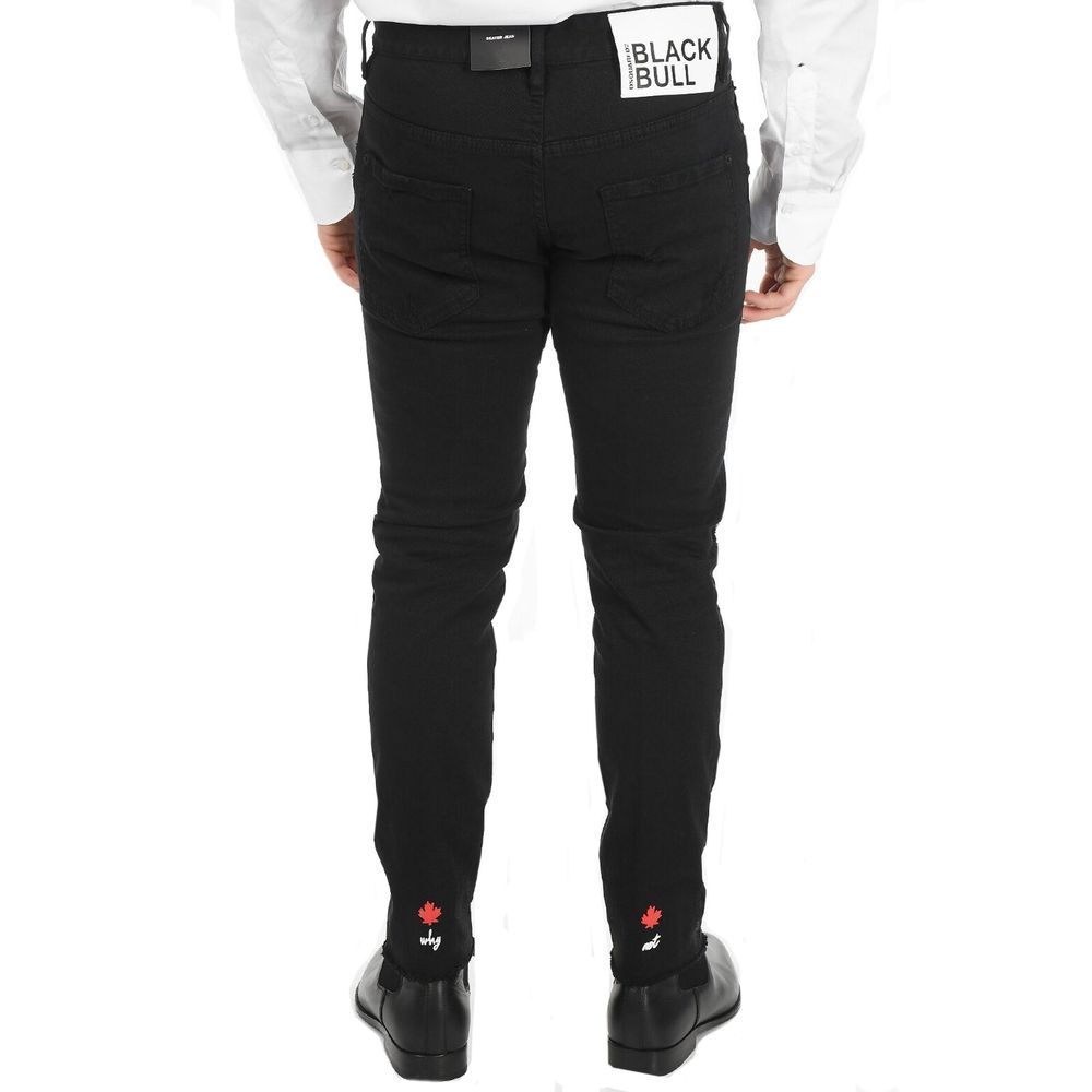 Jeans skinny Dsquared² in cotone nero