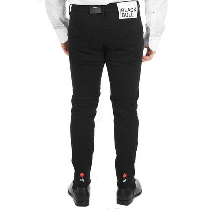 Jeans skinny Dsquared² in cotone nero