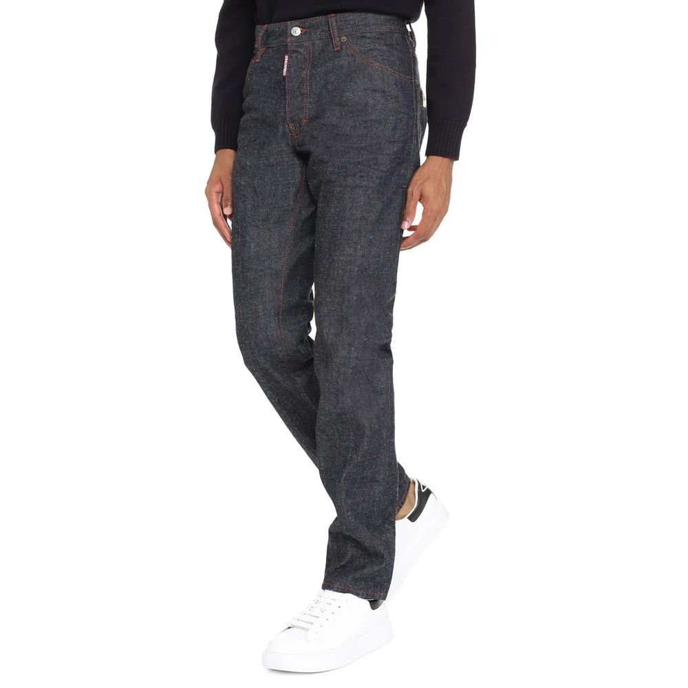 Jean skinny bleu en coton Dsquared²
