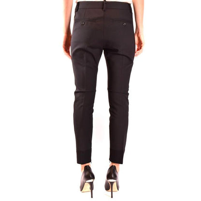 Pantaloni in lana neri Dsquared²
