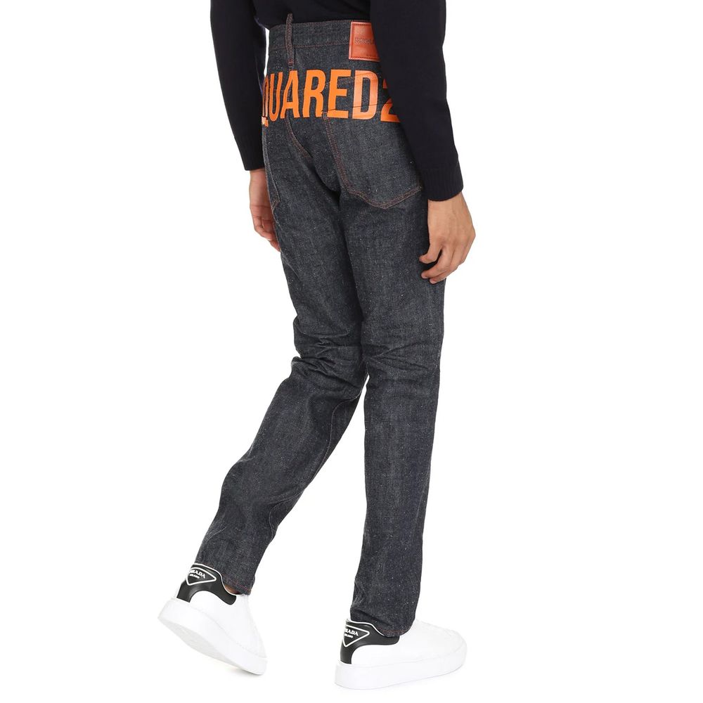 Jean skinny bleu en coton Dsquared²