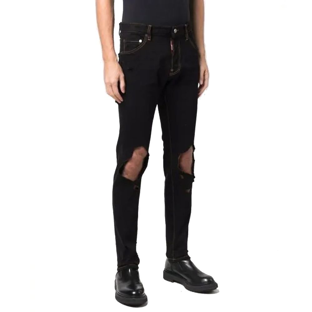 Jean en coton noir Dsquared²