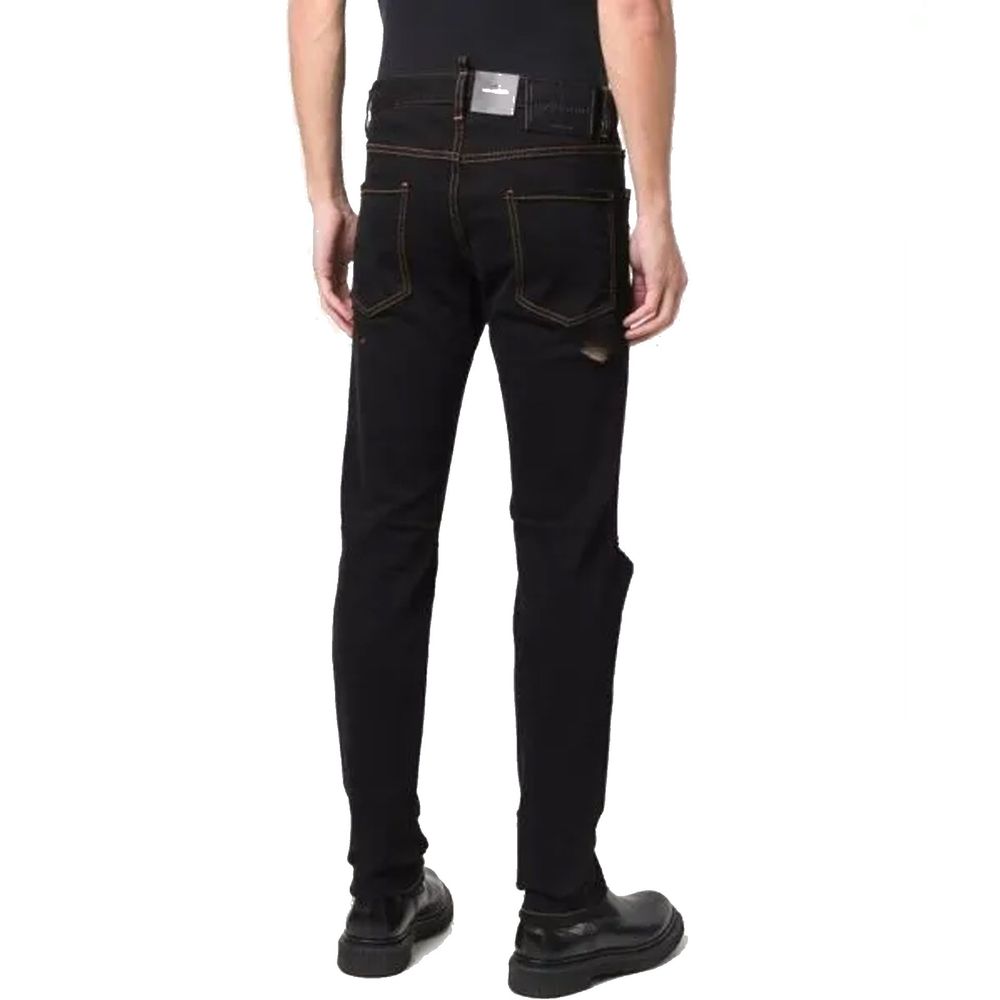 Jean en coton noir Dsquared²