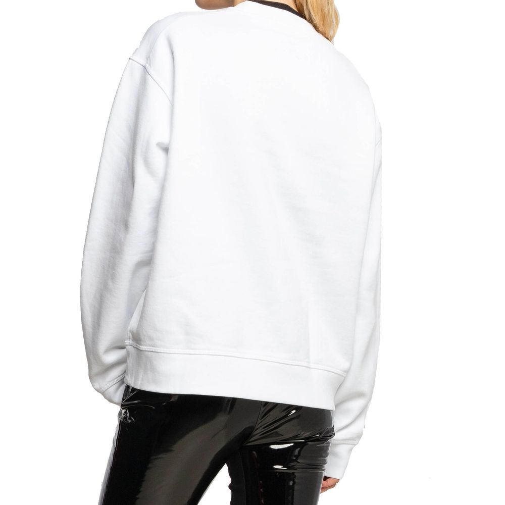 Felpa Dsquared² in cotone bianco