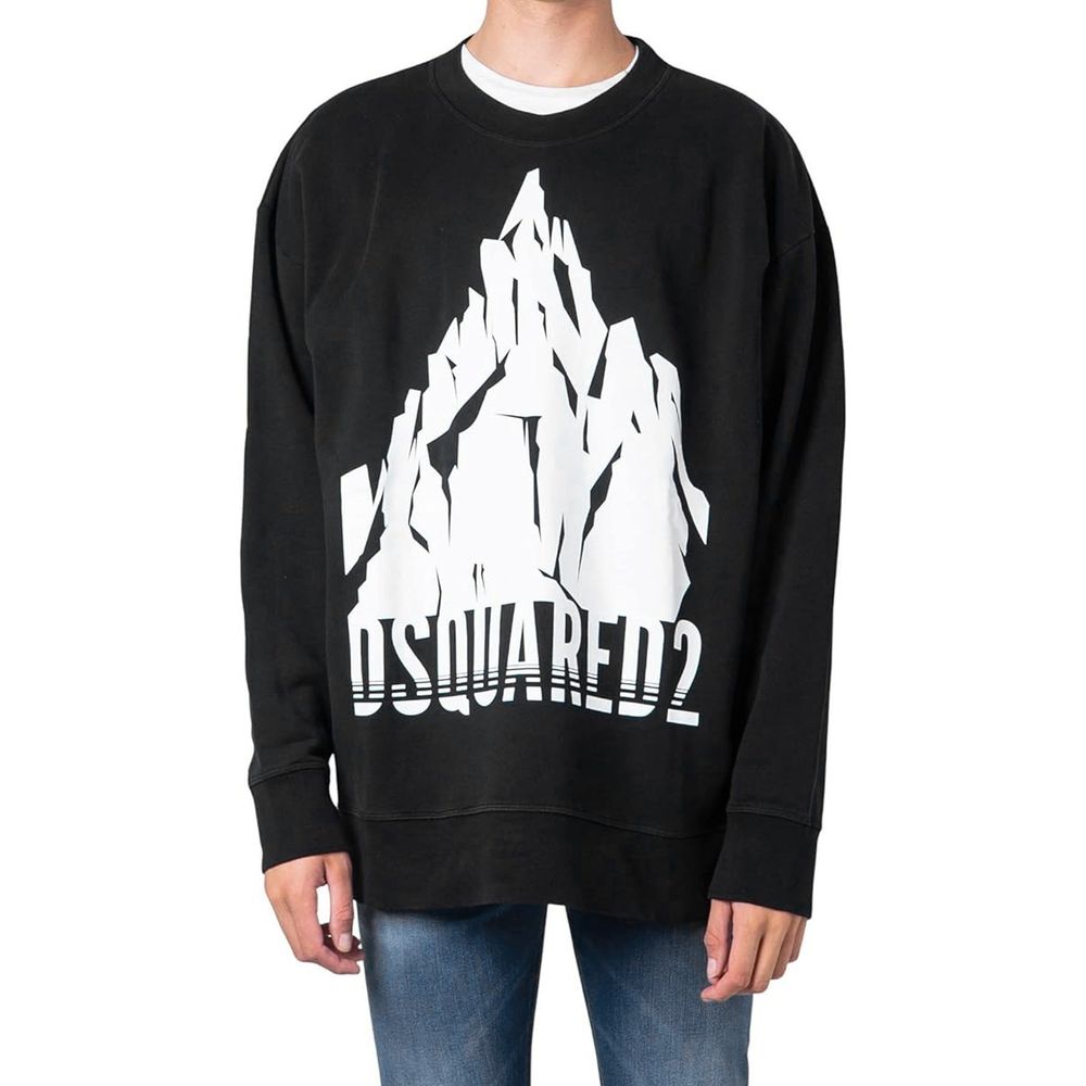 Felpa Dsquared² in cotone nero
