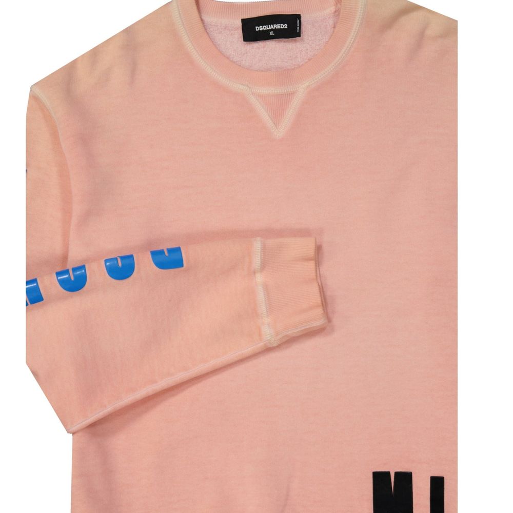Sweat-shirt Dsquared² en coton orange
