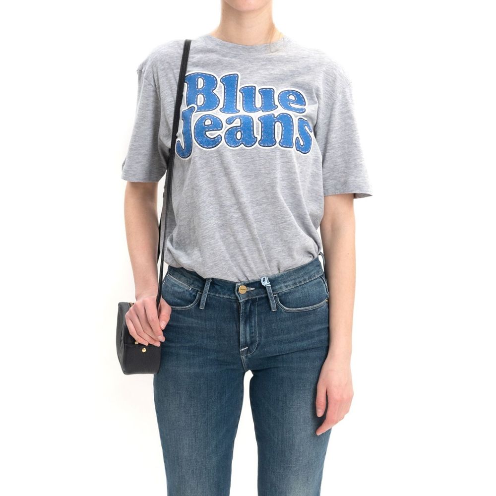 T-shirt in cotone grigio Dsquared²
