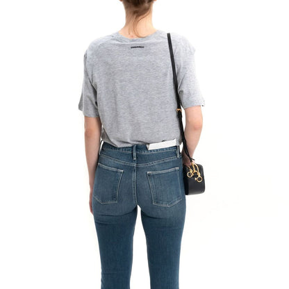 T-shirt in cotone grigio Dsquared²