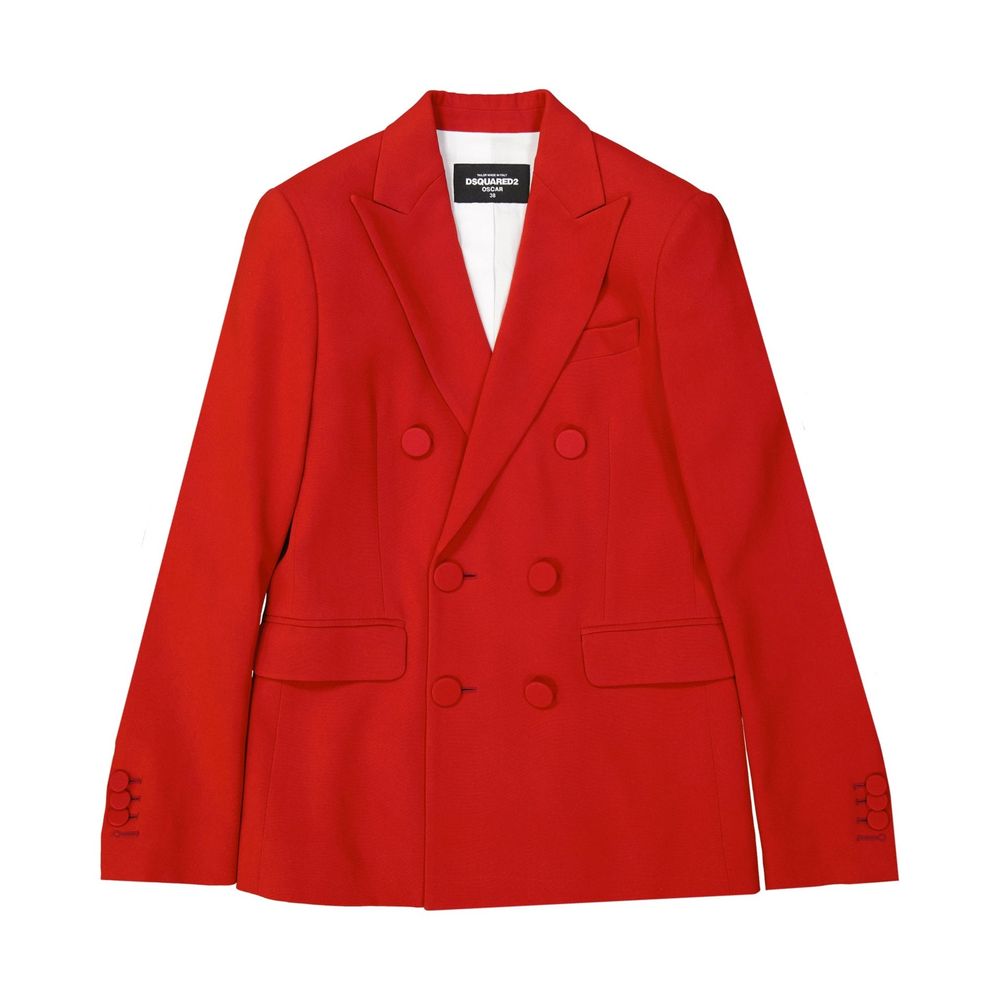 Cappotto Dsquared² in viscosa multicolore